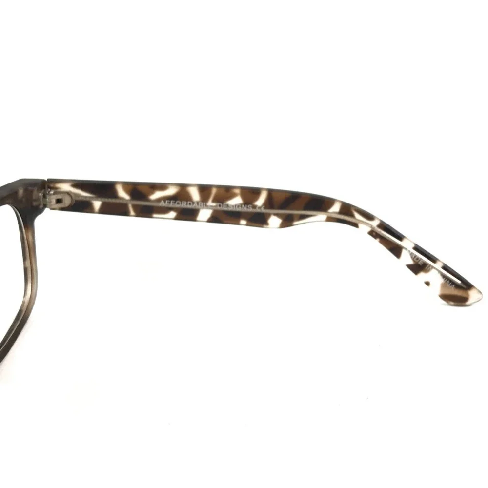 Affordable Designs Eyeglasses Frames BUTCH TORTOISE Rectangle Full Rim 47-18-135